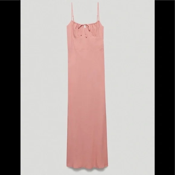 Aritzia Pink Bellow Dress - Picture 1 of 5